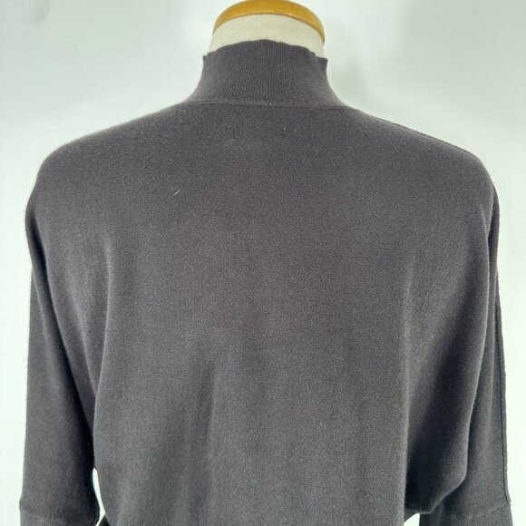 NWT Pilcro Anthropologie Womens M Turtleneck Pullover Sweater Long Sleeve Black - Picture 9 of 16